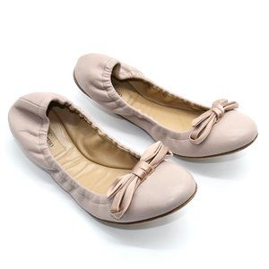 Valentino Garavani Blush Scrunch Ballet Flat 37